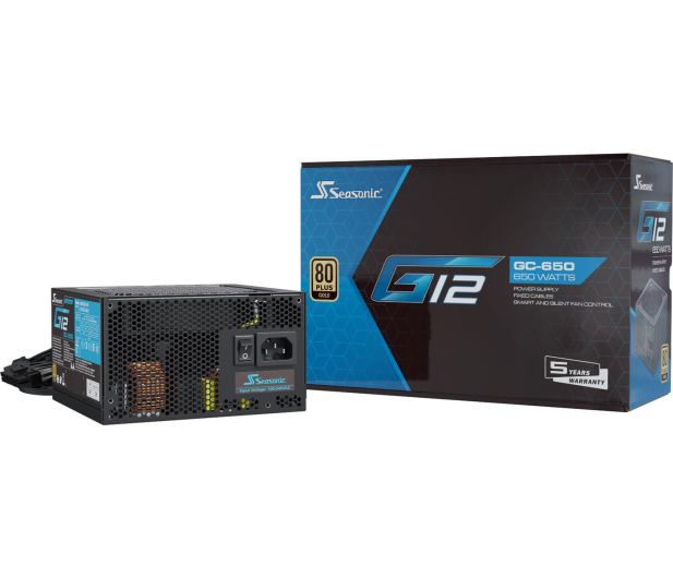 Seasonic G12 650W 80 Plus Gold - 1058676 - zdjęcie 5